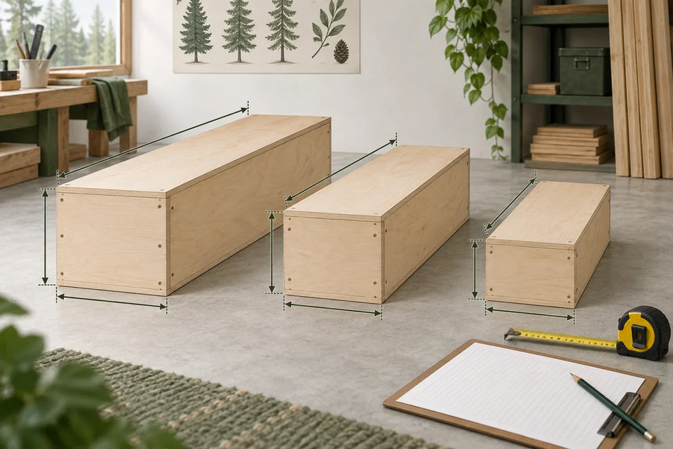 Compare wooden live traps: dimensions and supplied items
