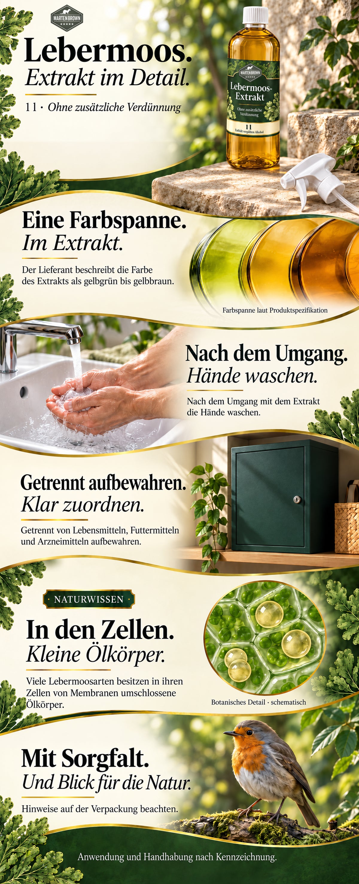 Levermos-extract – zonder verdere verdunning, 1 l