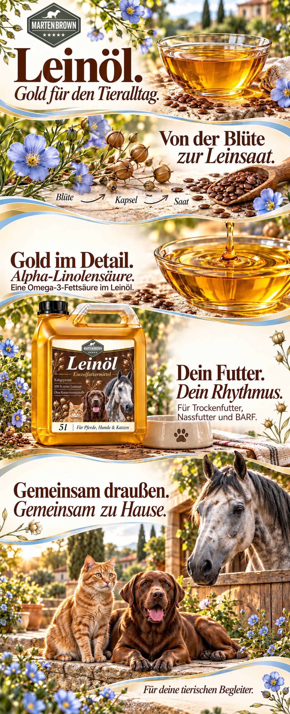 Aceite de linaza – 5 l