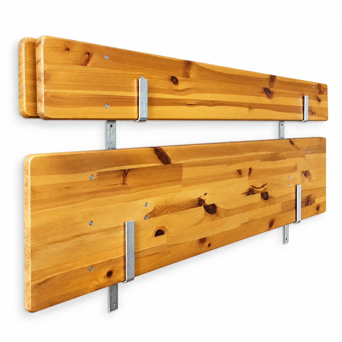 Soporte de pared para conjunto de mesa y bancos plegables