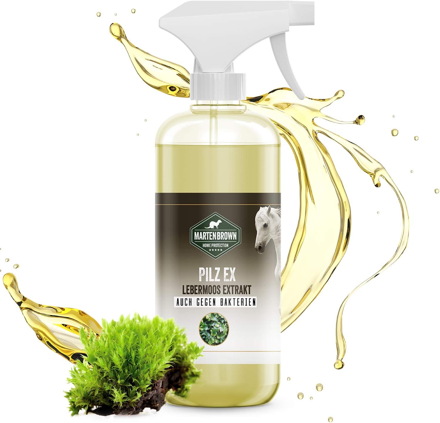 Martenbrown® Pilz Ex Lebermoos Extrakt für Bakterien und Pilzbefall bei Pferden