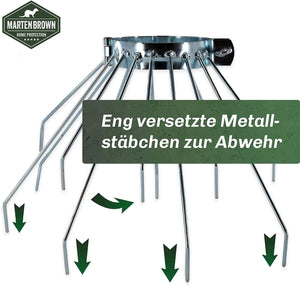 Abwehr für Fallrohre Ø 100 mm