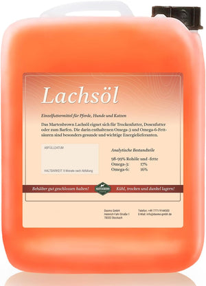 Martenbrown® Lachsöl für Hunde, Katzen und Pferde