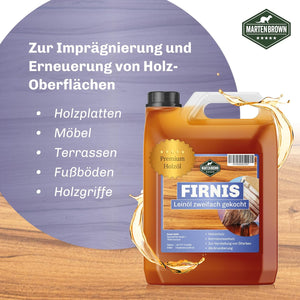 Leinölfirnis 5 Liter