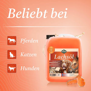 Martenbrown® Lachsöl für Hunde, Katzen und Pferde