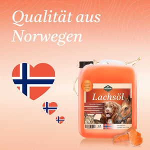 Martenbrown® Lachsöl für Hunde, Katzen und Pferde