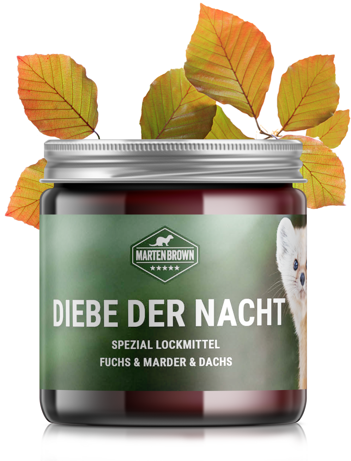 Martenbrown® Lockmittel-Gel [250ml] für Marder, Füchse, Dachse und Was