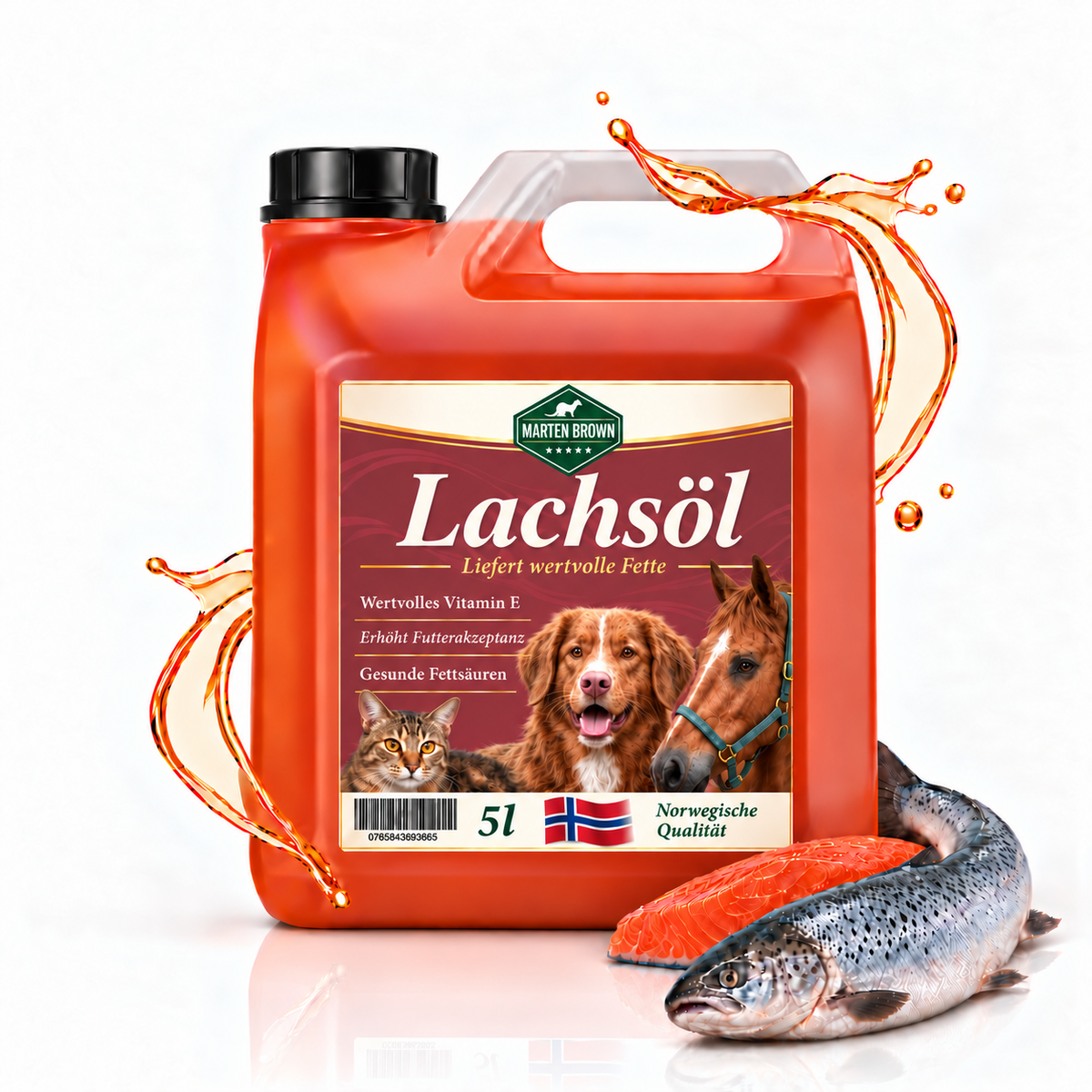 Olio di salmone – 5 l