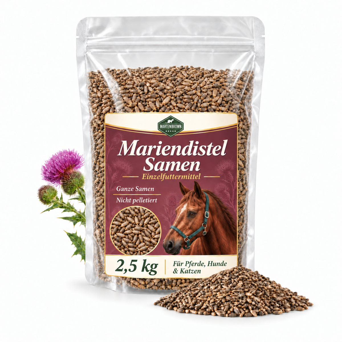 Graines de chardon-marie – 2,5 kg