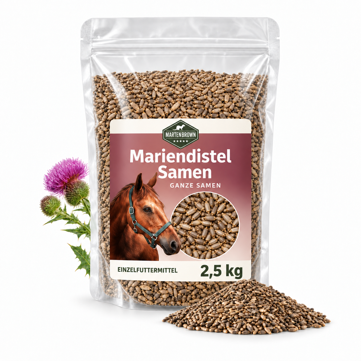 Semi di cardo mariano – 2,5 kg