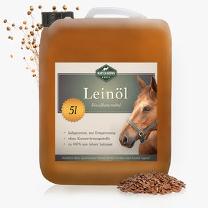 Martenbrown® Leinöl für Pferde, Hunde und andere Tiere