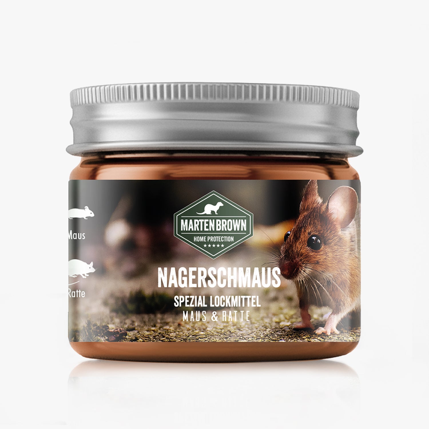 Martenbrown® Nagerschmaus [200ml] Lockmittel für Mäuse und Ratten