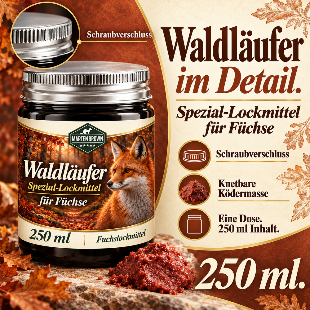 Martenbrown Waldläufer: envase y contenido del paquete